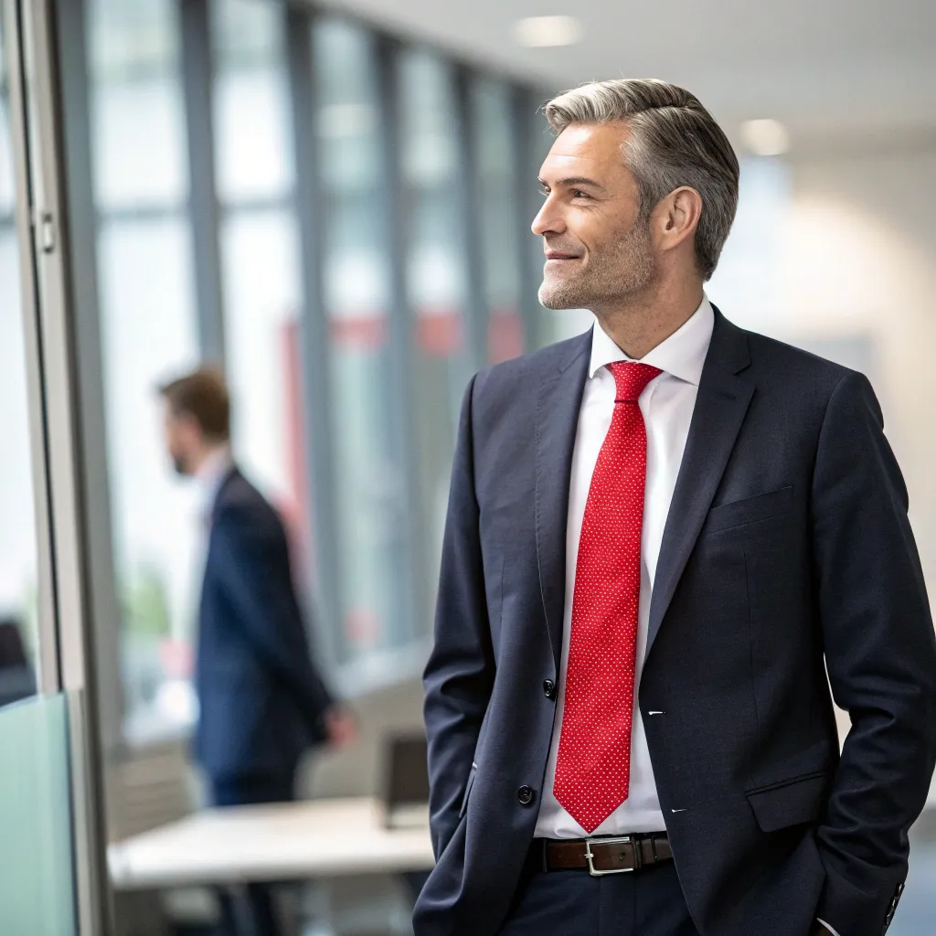 Businessman with a tie